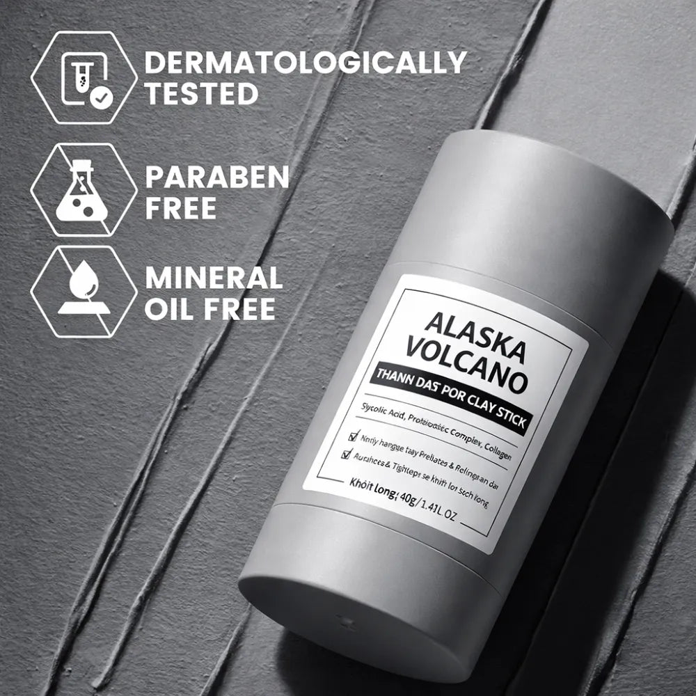 3-in-1 Charcoal Clay Stick for Blackhead Removal