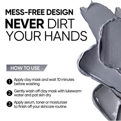 3-in-1 Charcoal Clay Stick for Blackhead Removal